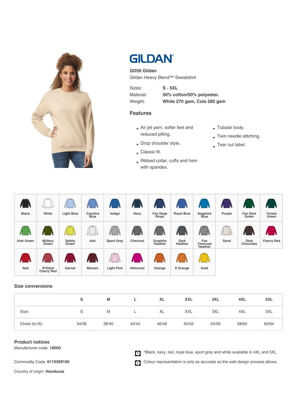 Custom Printed Standard Unisex Sweatshirt
